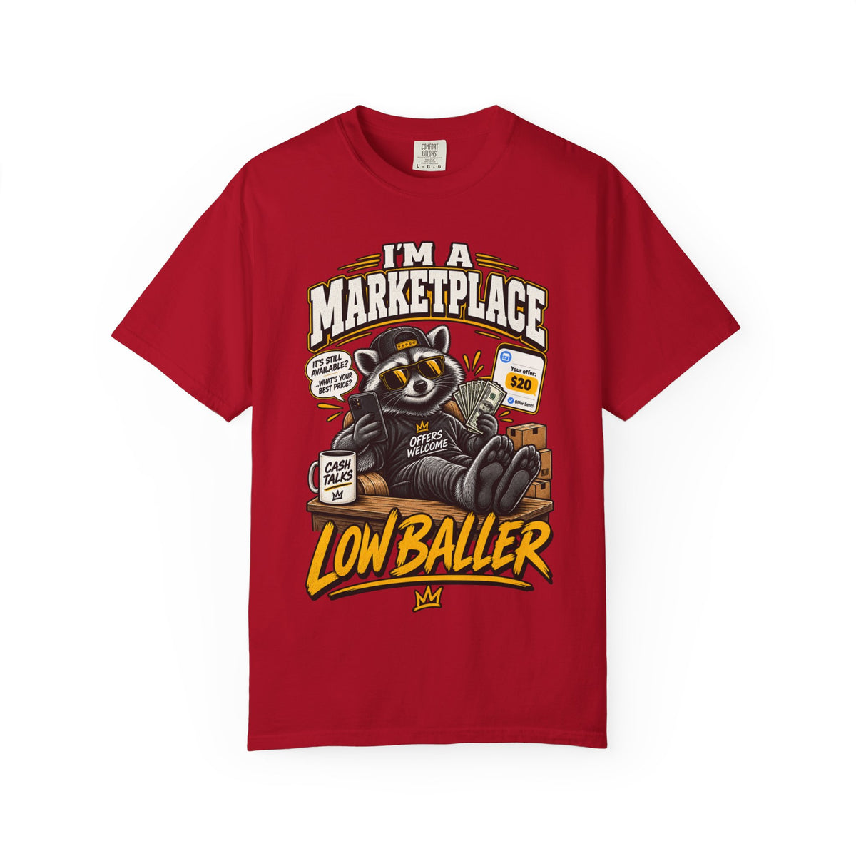 Lowballer Marketplace T-Shirt – "I'm a Marketplace, Lowballer" Graphic Tee