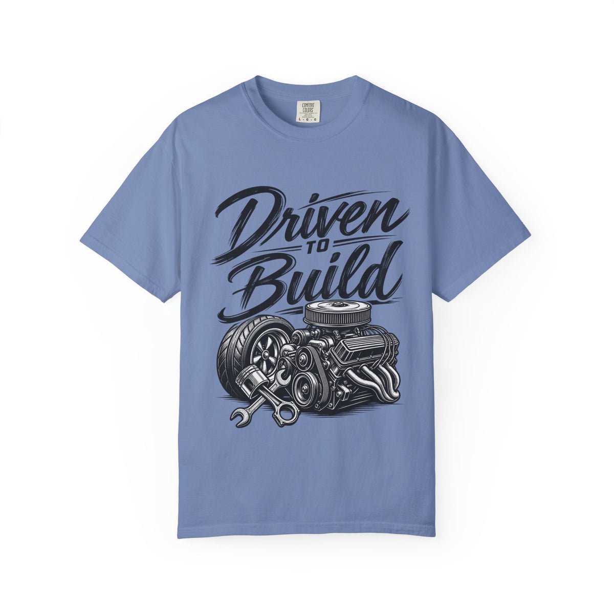 Driven to Build T-Shirt — Mechanics & Car Enthusiast Engine Tee