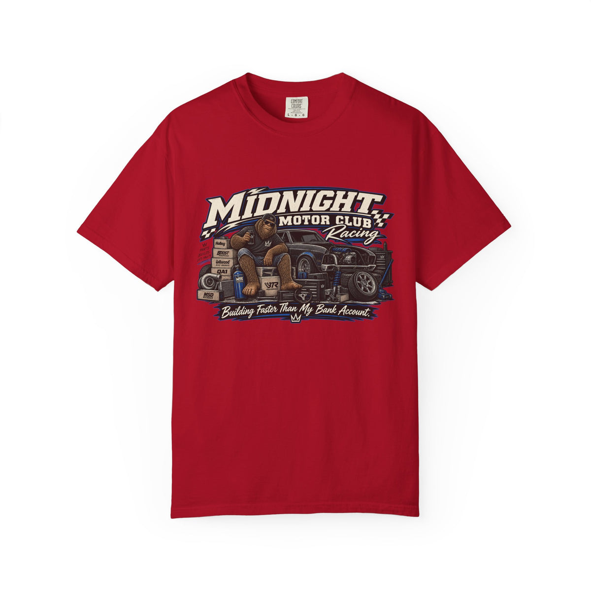 Midnight Motor Club Racing T-Shirt — Vintage Classic Car Graphic Tee
