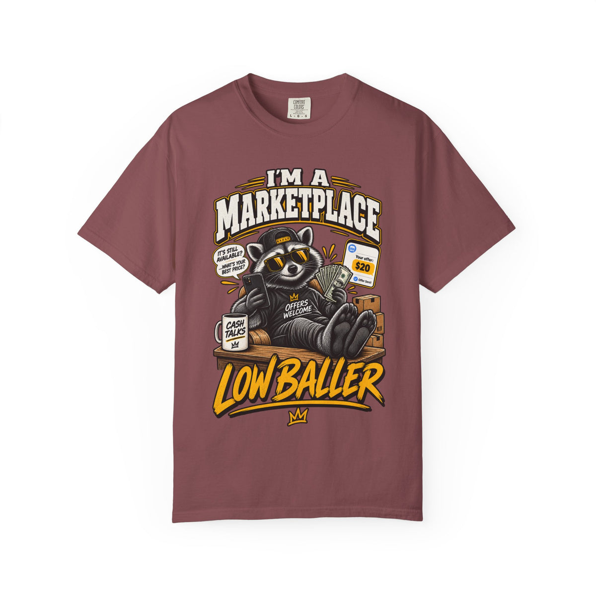 Lowballer Marketplace T-Shirt – "I'm a Marketplace, Lowballer" Graphic Tee