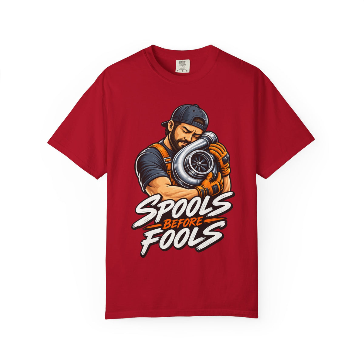 “Spools Before Fools” Turbocharger Funny Mechanics Tee