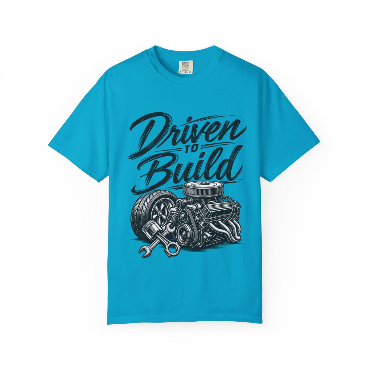 Driven to Build T-Shirt — Mechanics & Car Enthusiast Engine Tee