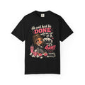 4AM Mama T-Shirt — “He said he’d be DONE with his car at 9… it’s 4AM!” Funny Exhausted Mom Graphic Tee