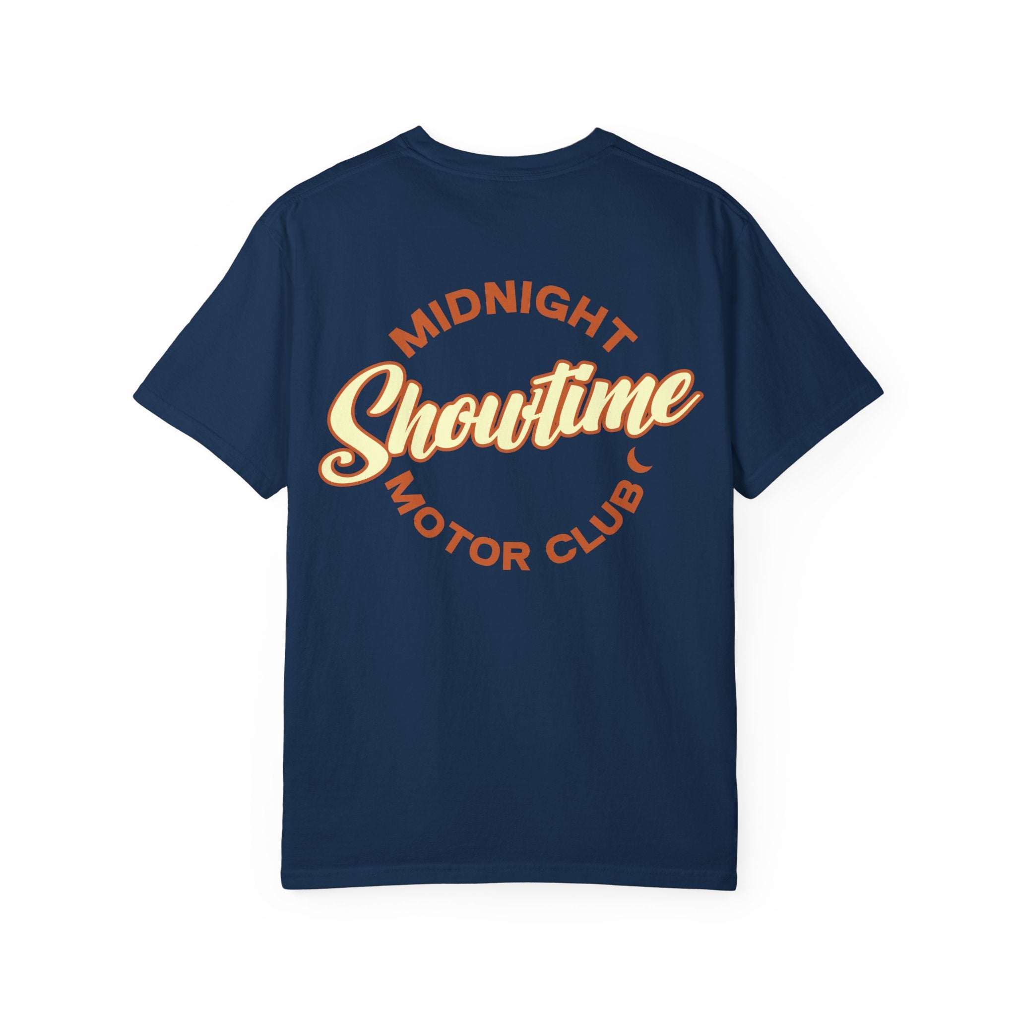 Midnight Motor Club exclusive "Showtime" tee Unisex Garment-Dyed T-shirt Soft but tough and built for use