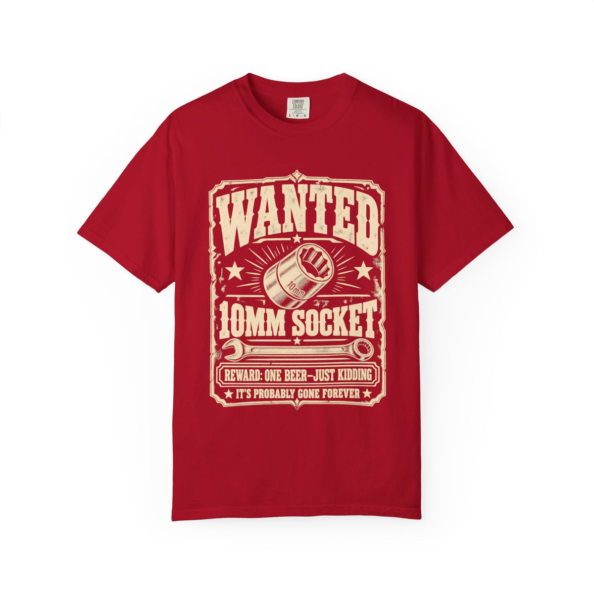 Wanted T-Shirt: 10mm Socket - Car Life Graphic Tee
