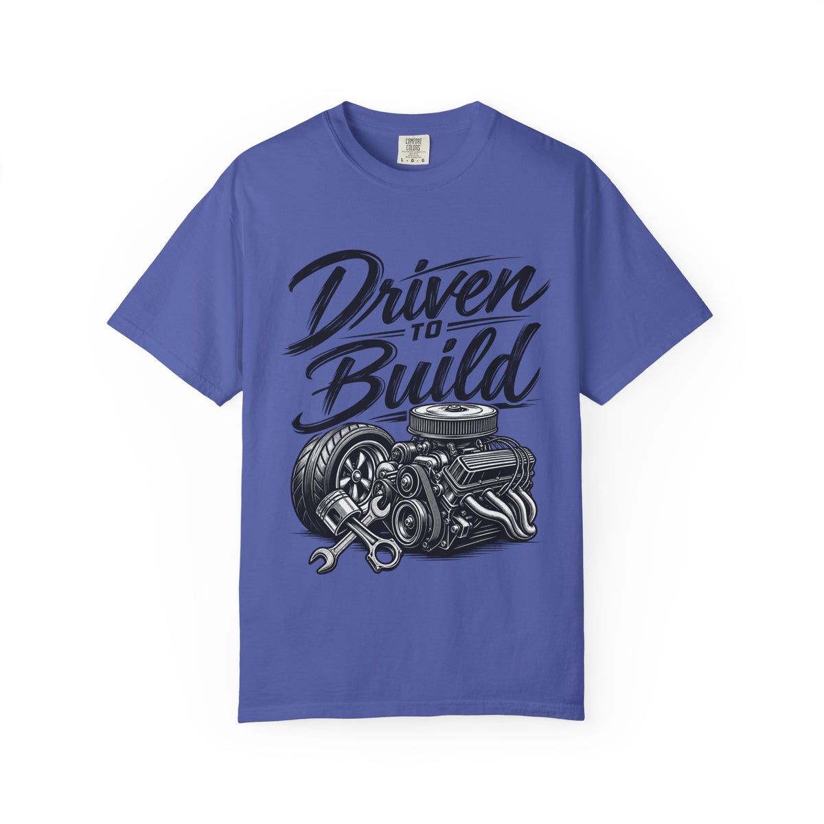 Driven to Build T-Shirt — Mechanics & Car Enthusiast Engine Tee