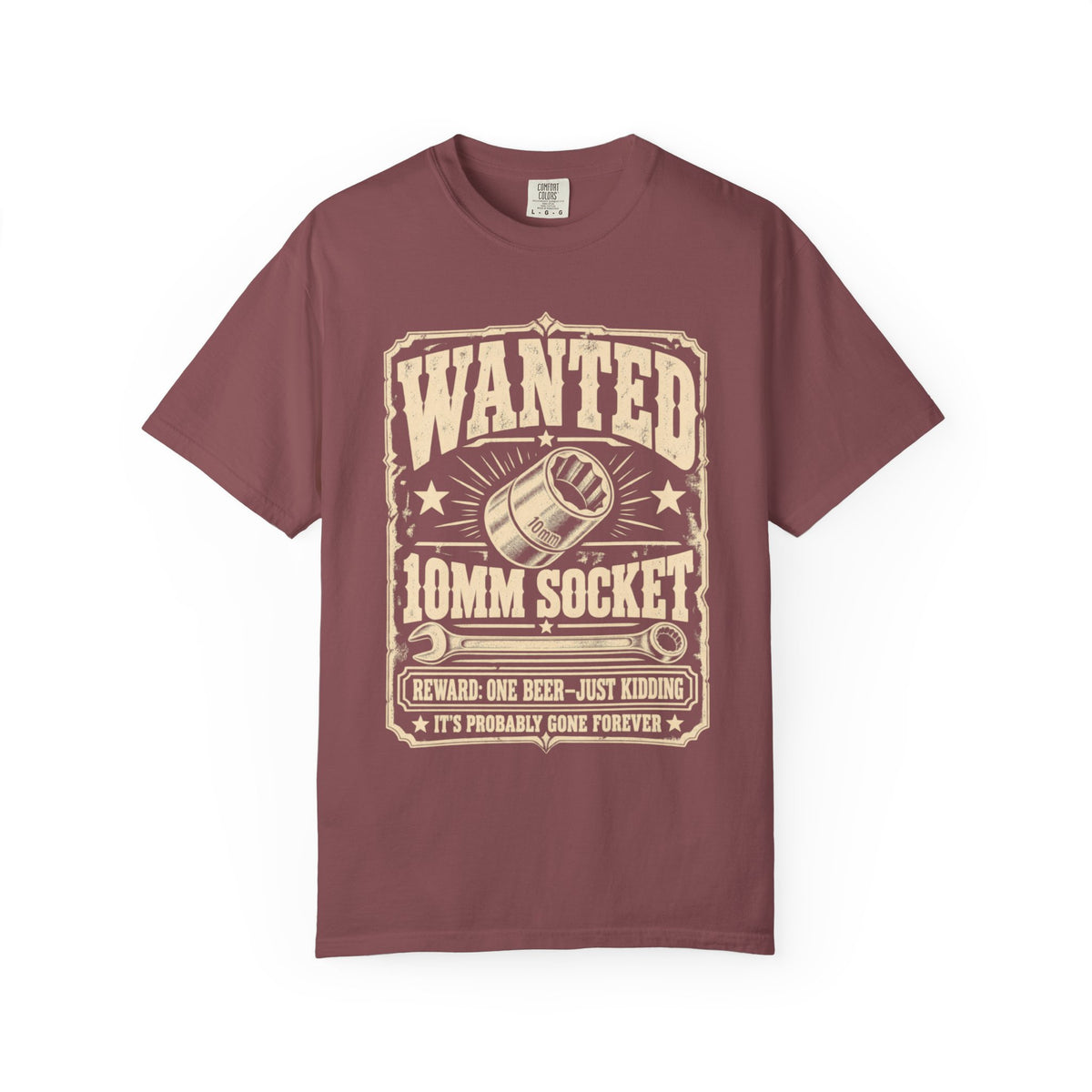 Wanted T-Shirt: 10mm Socket - Car Life Graphic Tee