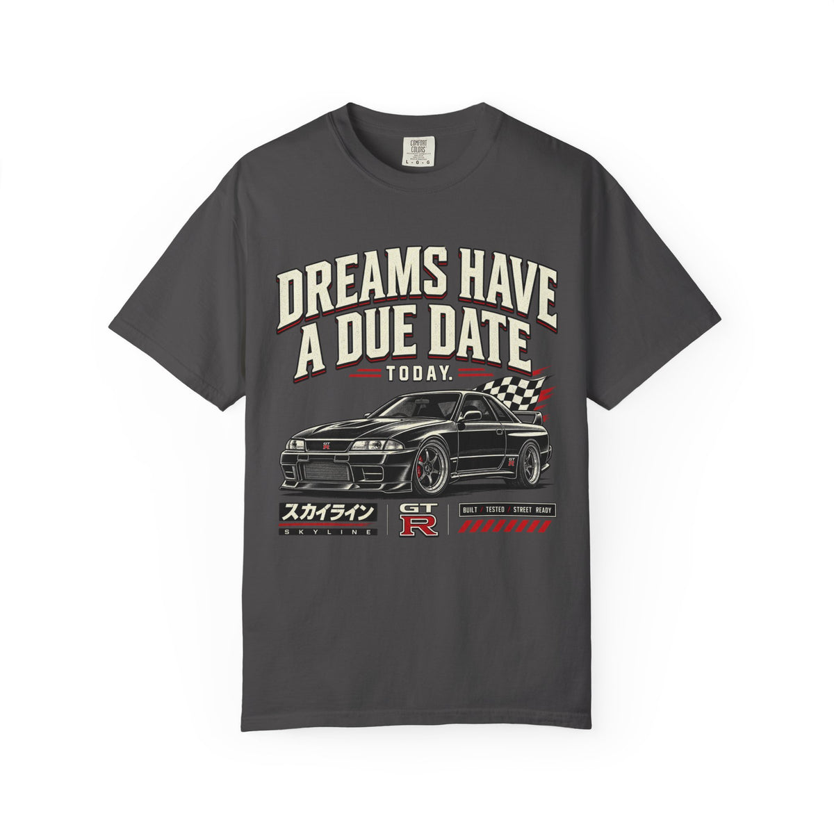 Dreams Have a Due Date - Racing T-Shirt