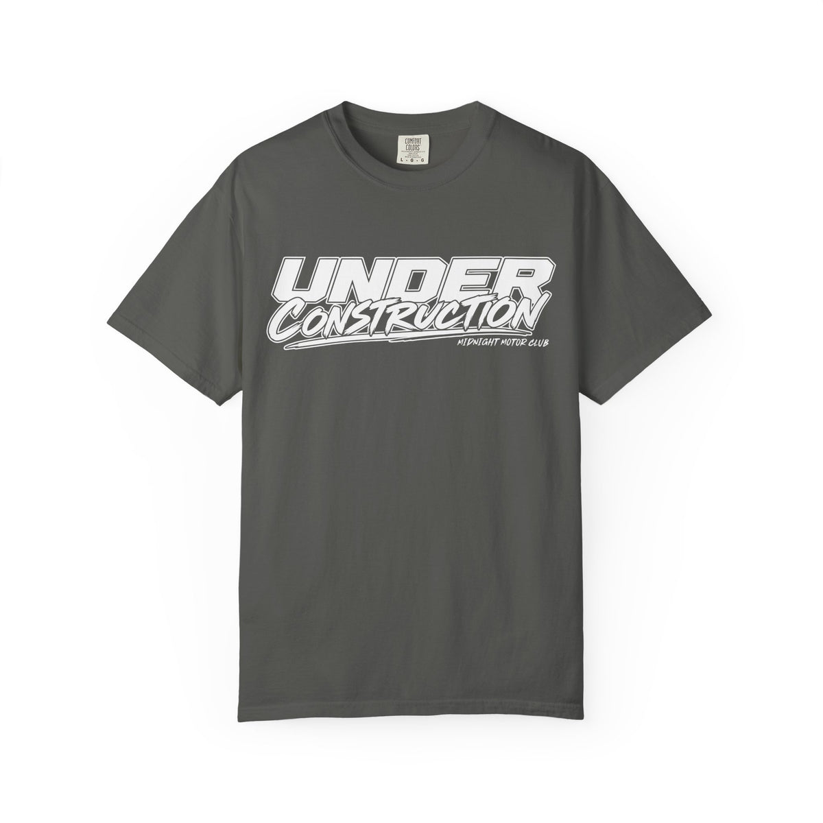 Under Construction Graphic T-Shirt — Bold Logo Tee