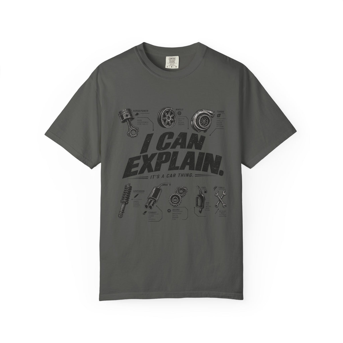 I Can Explain Car Parts T-Shirt - Car life Graphic Funny Tee