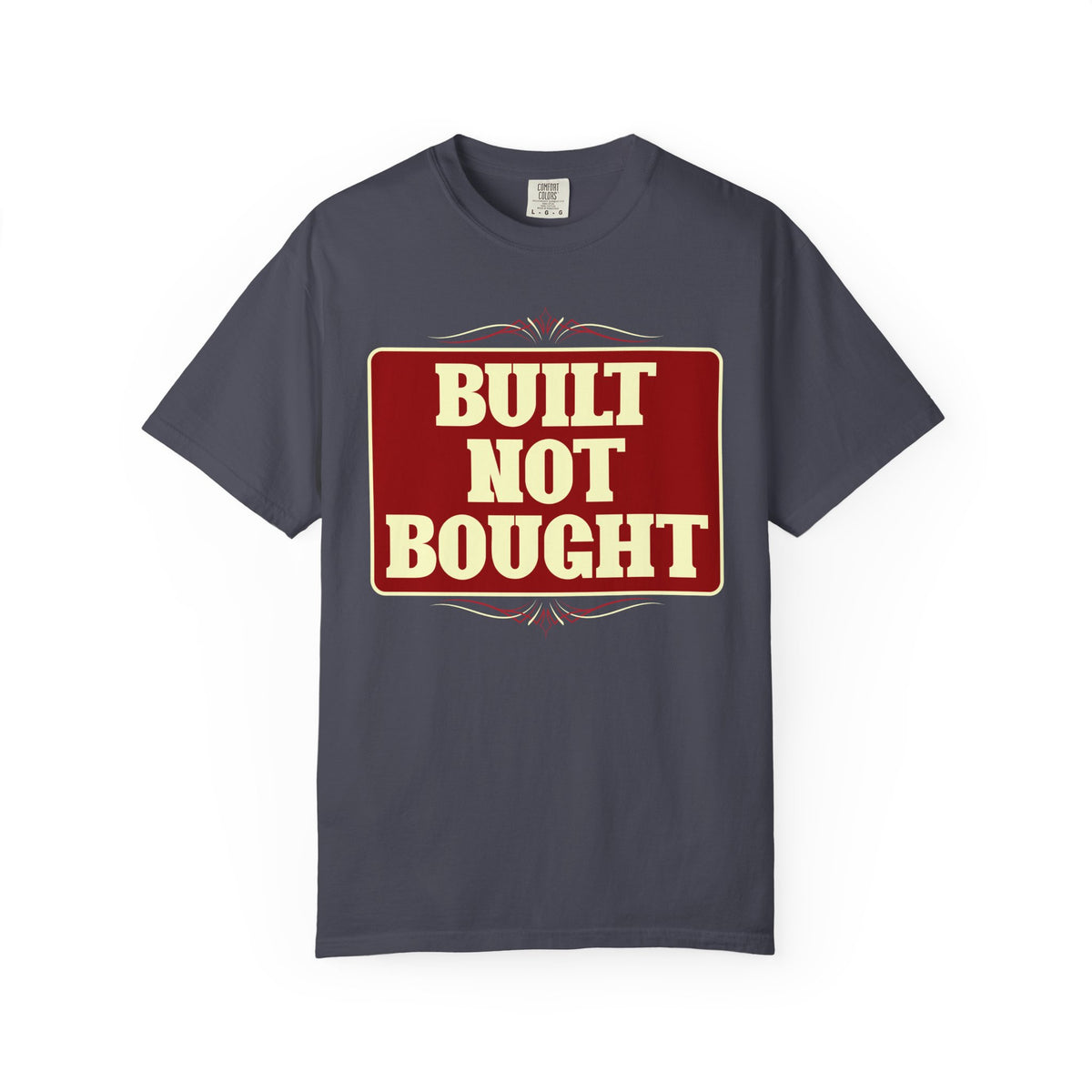 Built Not Bought T-Shirt — Vintage Motorcycle/Car Builder Tee