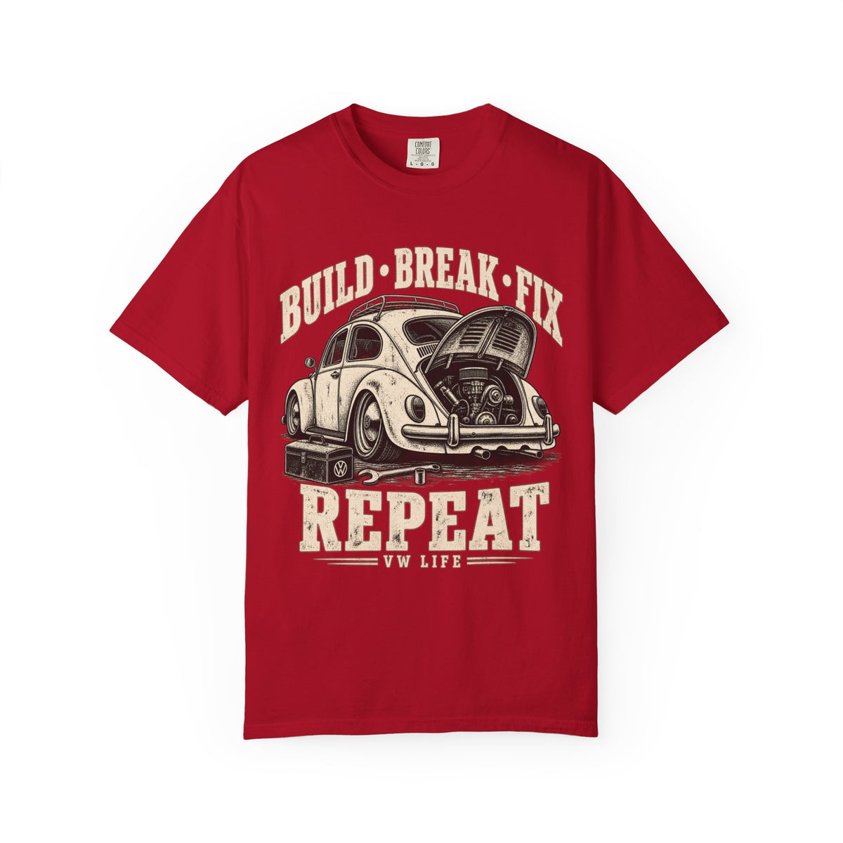 Build Break Fix Vintage Volkswagen Beetle T-Shirt