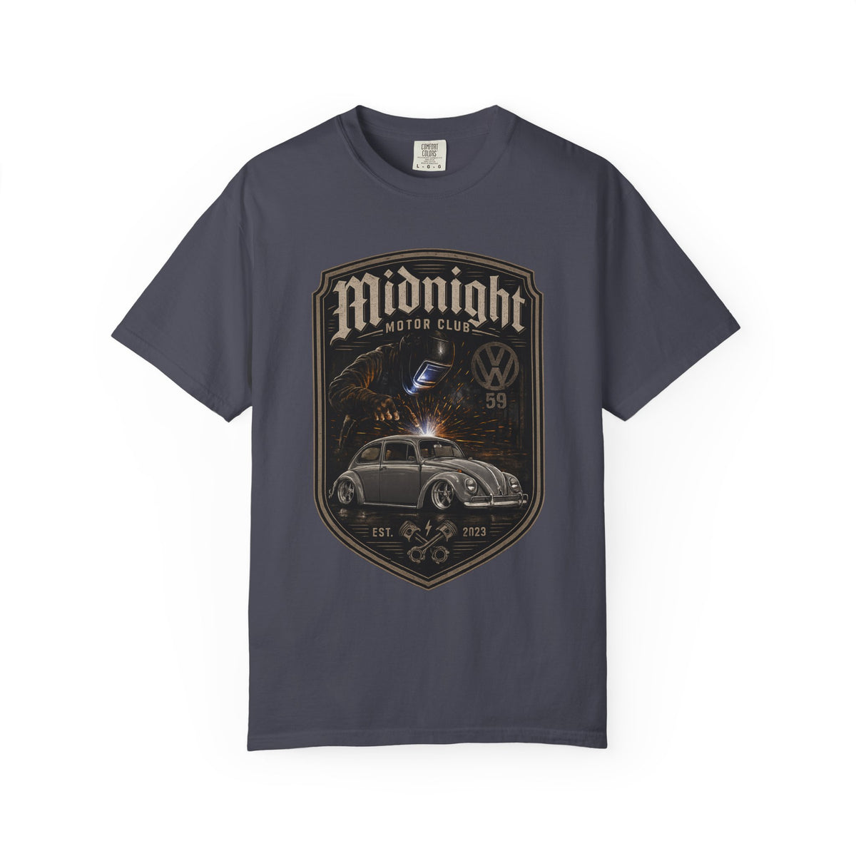Midnight Motor Club Vintage VW Beetle T-Shirt