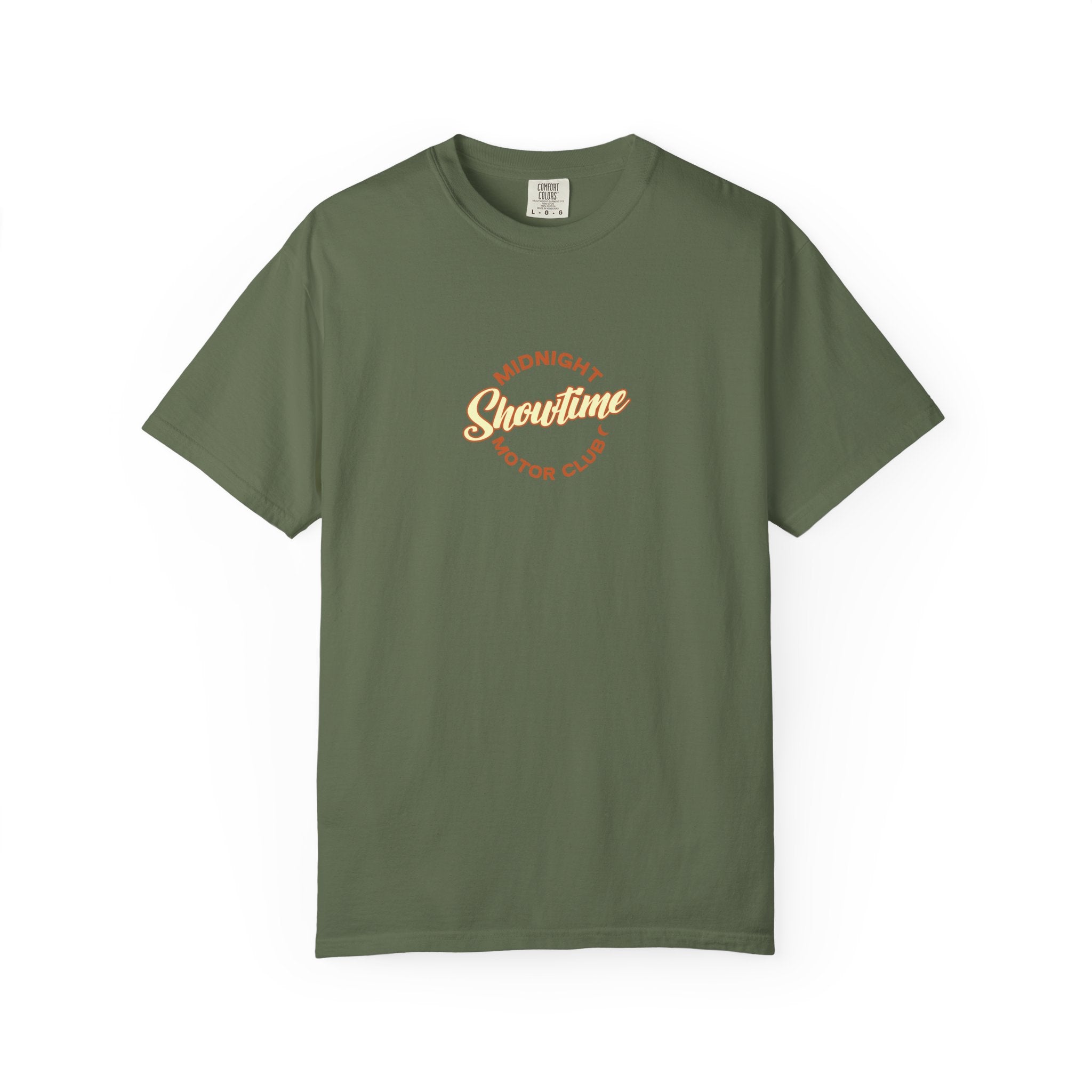 Midnight Motor Club exclusive "Showtime" tee Unisex Garment-Dyed T-shirt Soft but tough and built for use