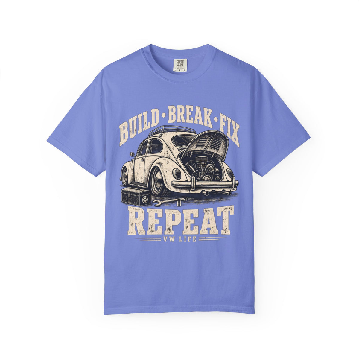 Build Break Fix Vintage Volkswagen Beetle T-Shirt