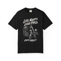 "Late Nights, Loud Pipes, Empty Wallet" Retro Sasquatch Graphic Tee
