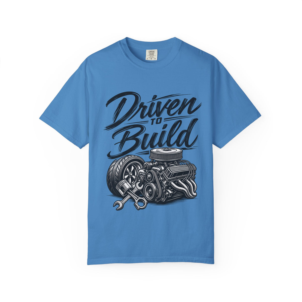 Driven to Build T-Shirt — Mechanics & Car Enthusiast Engine Tee