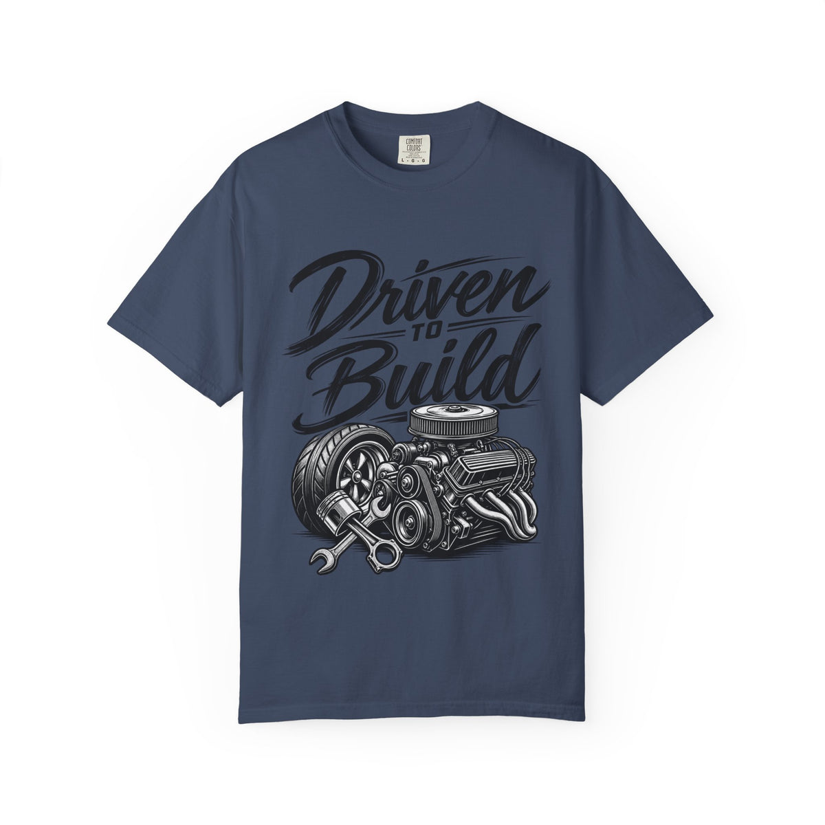 Driven to Build T-Shirt — Mechanics & Car Enthusiast Engine Tee