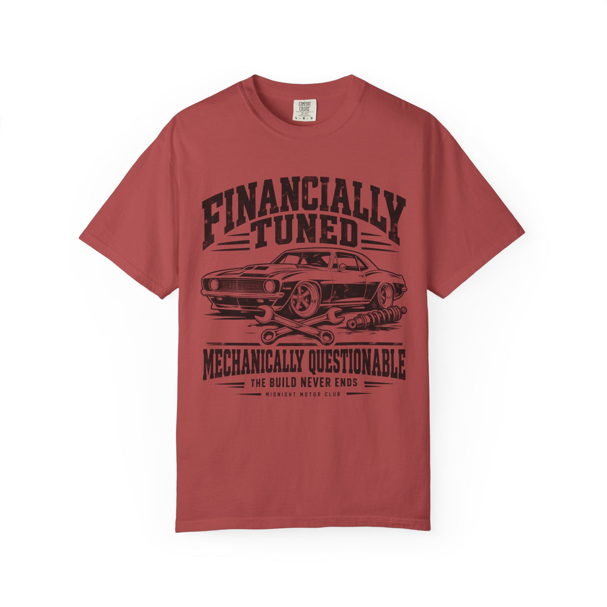 Financially Tuned Mechanically Questionable Car T-Shirt