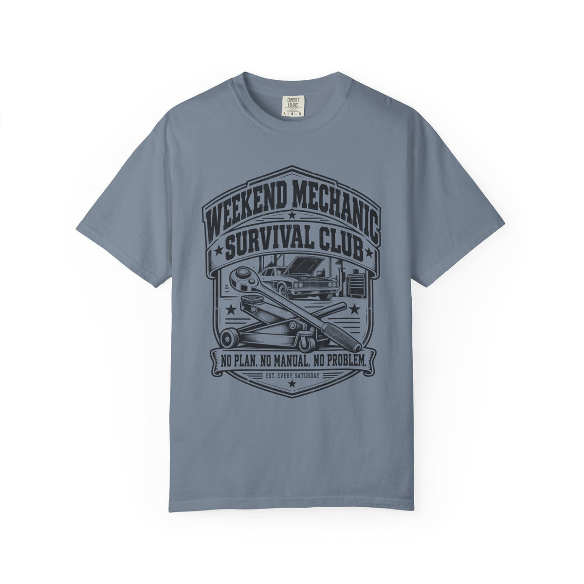 Weekend Mechanic Survival Club Car Culture T-Shirt
