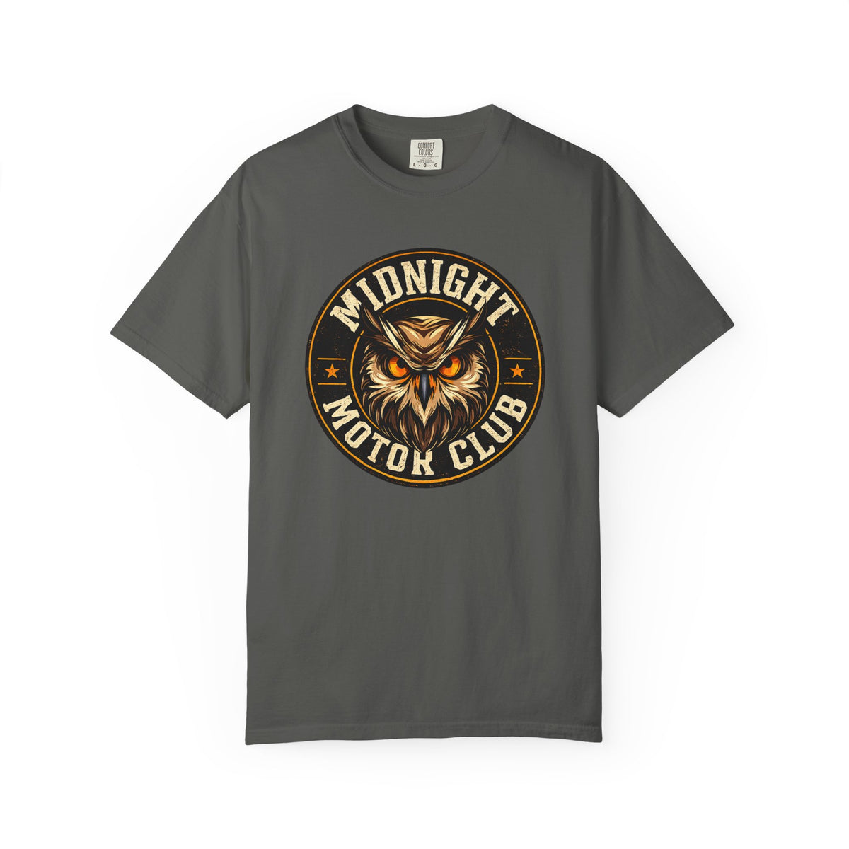 Midnight Motor Club-Owl Mascot Circle Graphic Tee