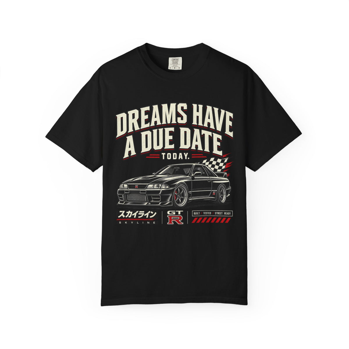Dreams Have a Due Date - Racing T-Shirt