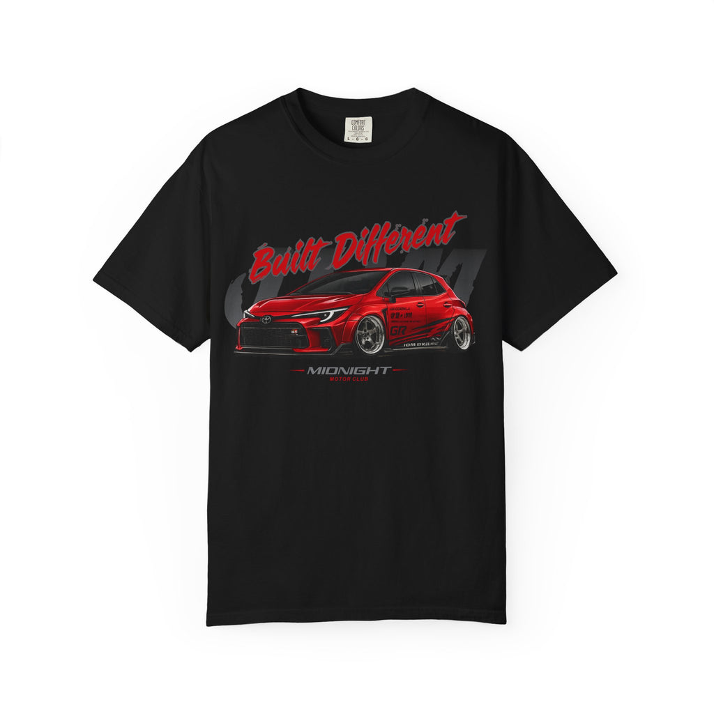 Built Different Red GR Car T-Shirt