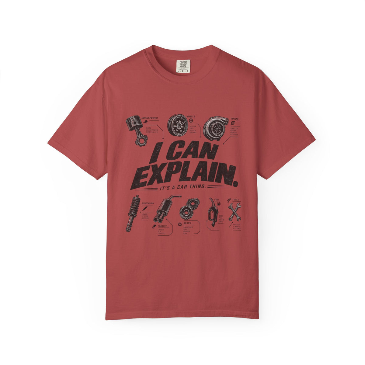 I Can Explain Car Parts T-Shirt - Car life Graphic Funny Tee