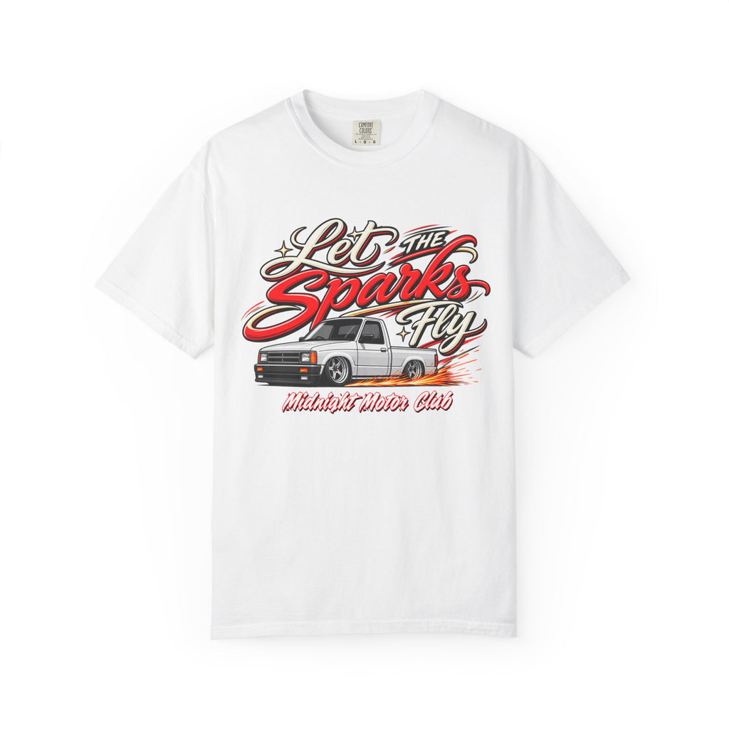 Let the Sparks Fly Truck Graphic T-Shirt —Vintage Streetwear