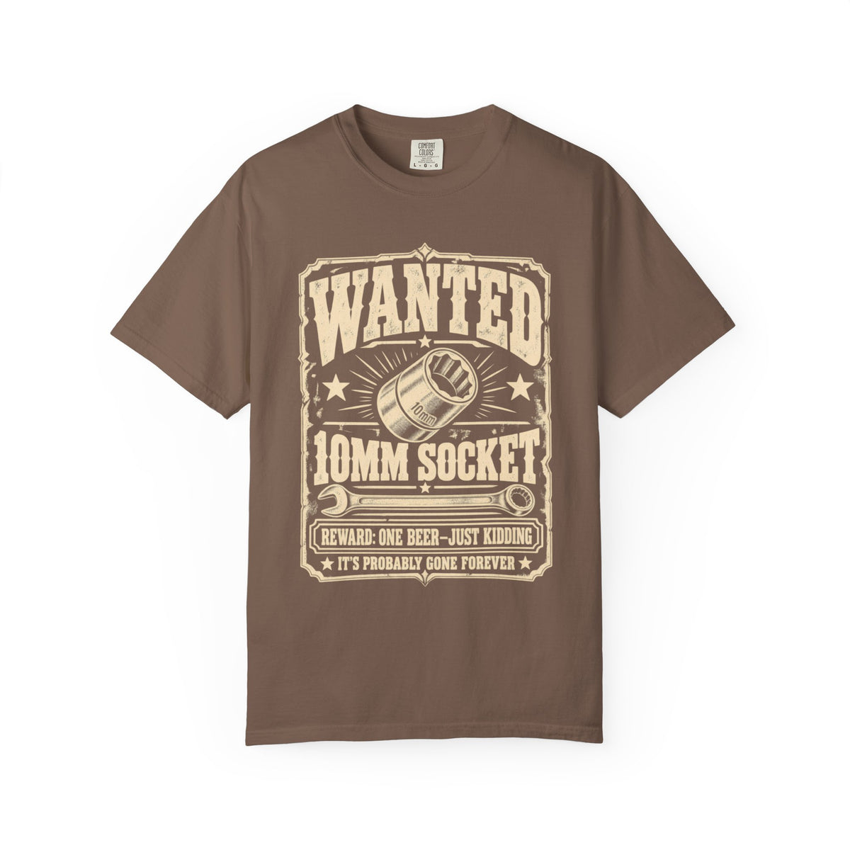 Wanted T-Shirt: 10mm Socket - Car Life Graphic Tee