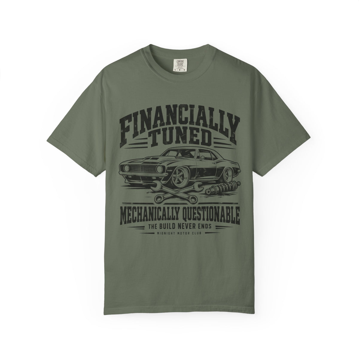 Financially Tuned Mechanically Questionable Car T-Shirt