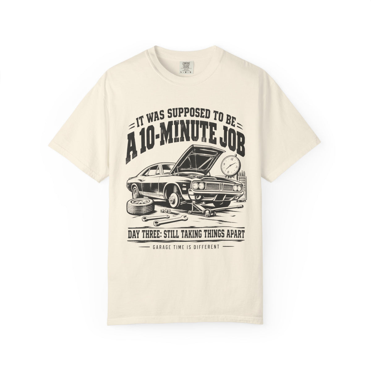 A 10-Minute Job Vintage Classic Car T-Shirt