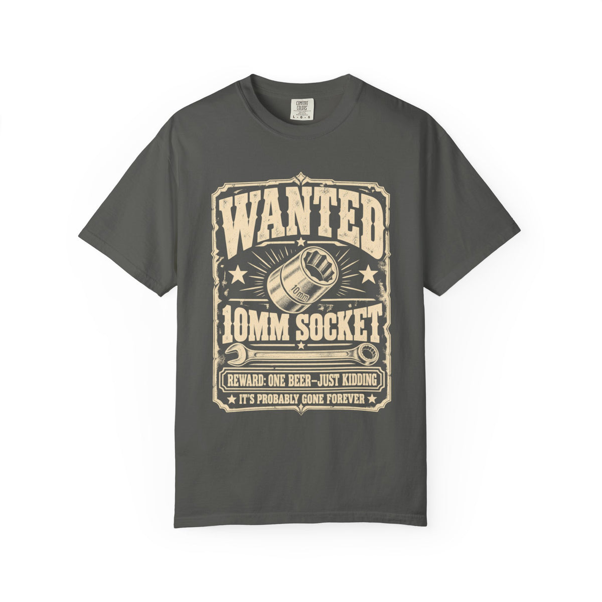 Wanted T-Shirt: 10mm Socket - Car Life Graphic Tee