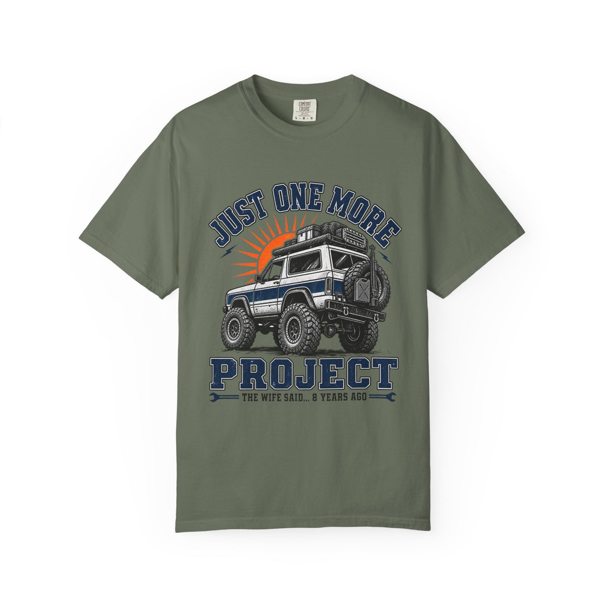 "Just One More Project" Off-Road Truck Graphic Tee