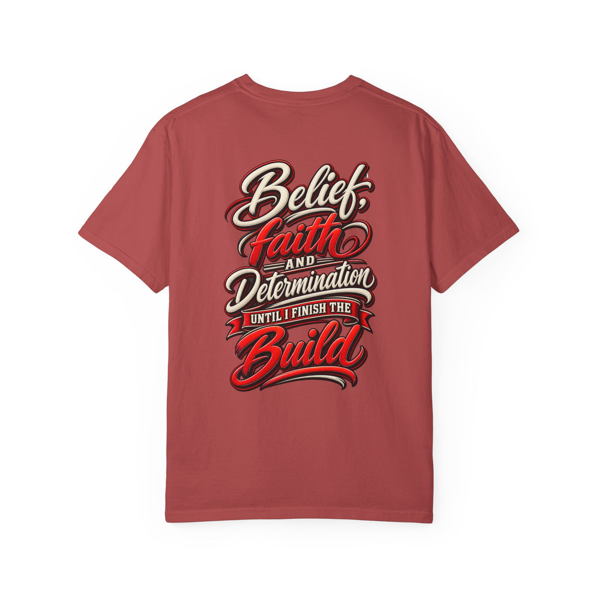 Motivational 'Belief Faith and Determination'  Car Culture T-Shirt