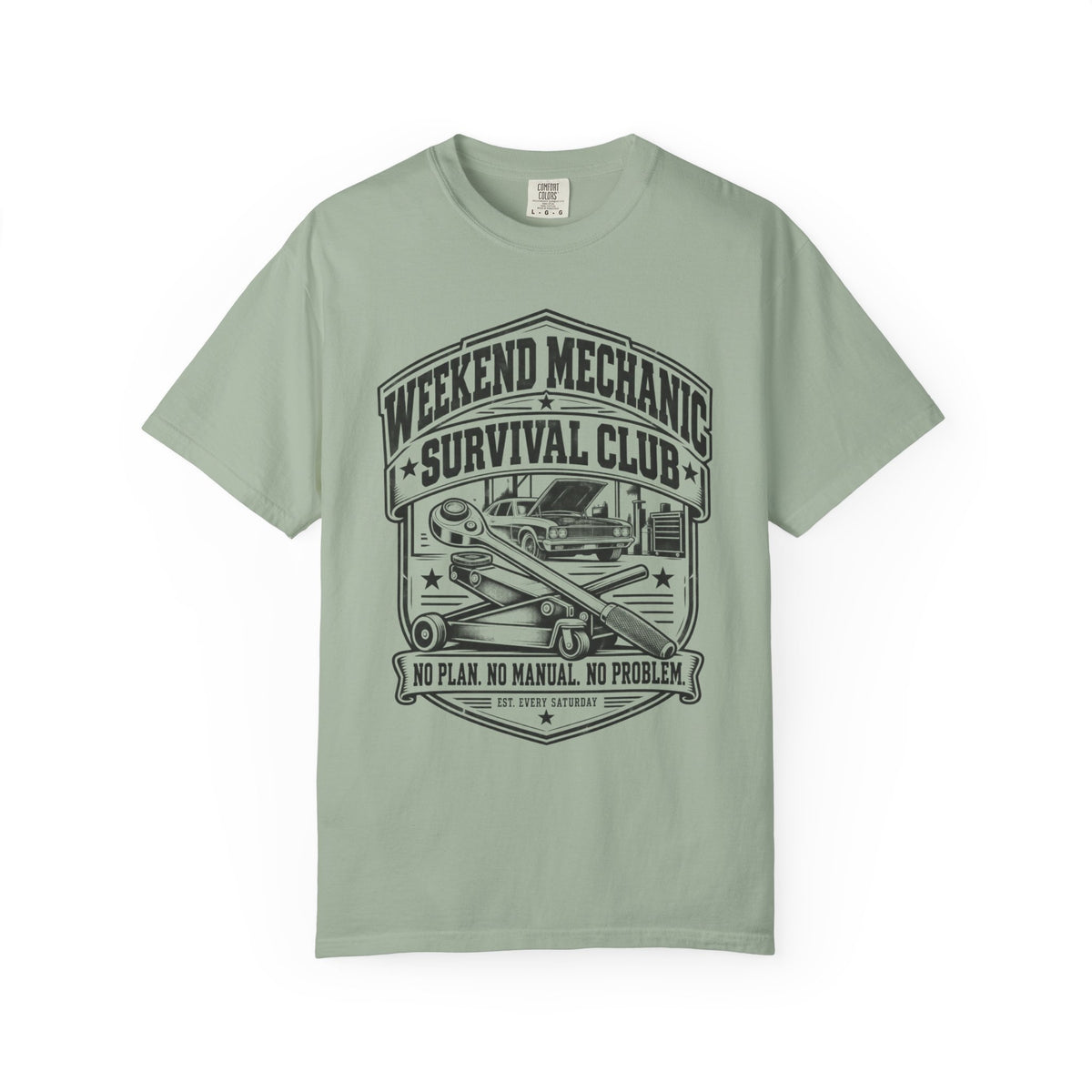 Weekend Mechanic Survival Club Car Culture T-Shirt