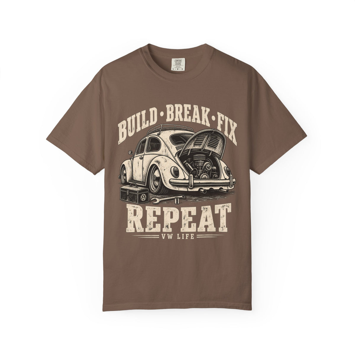 Build Break Fix Vintage Volkswagen Beetle T-Shirt