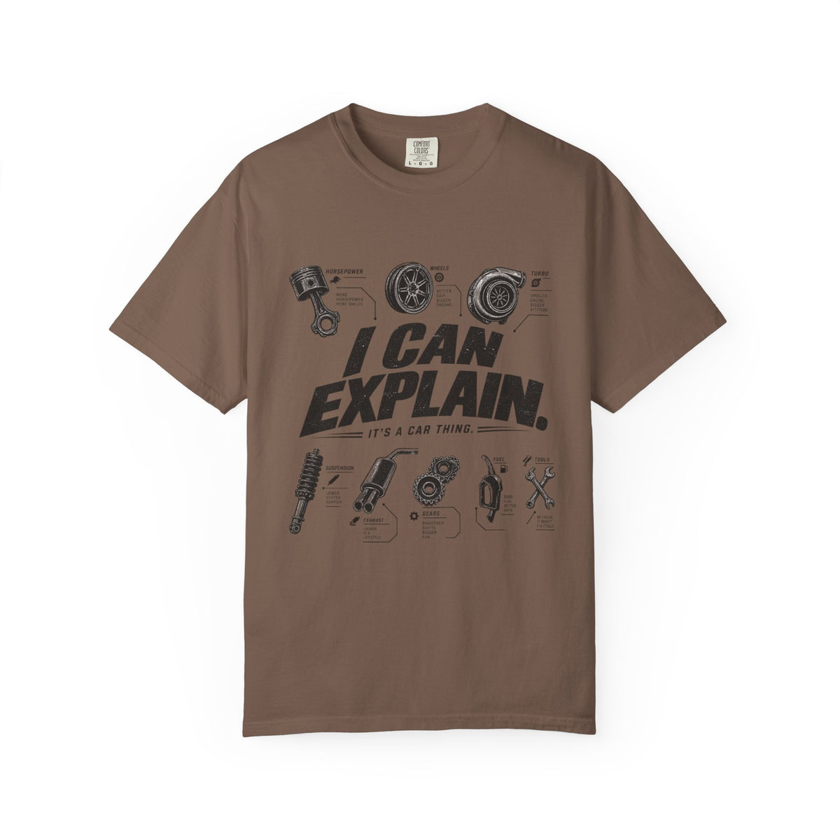 I Can Explain Car Parts T-Shirt - Car life Graphic Funny Tee
