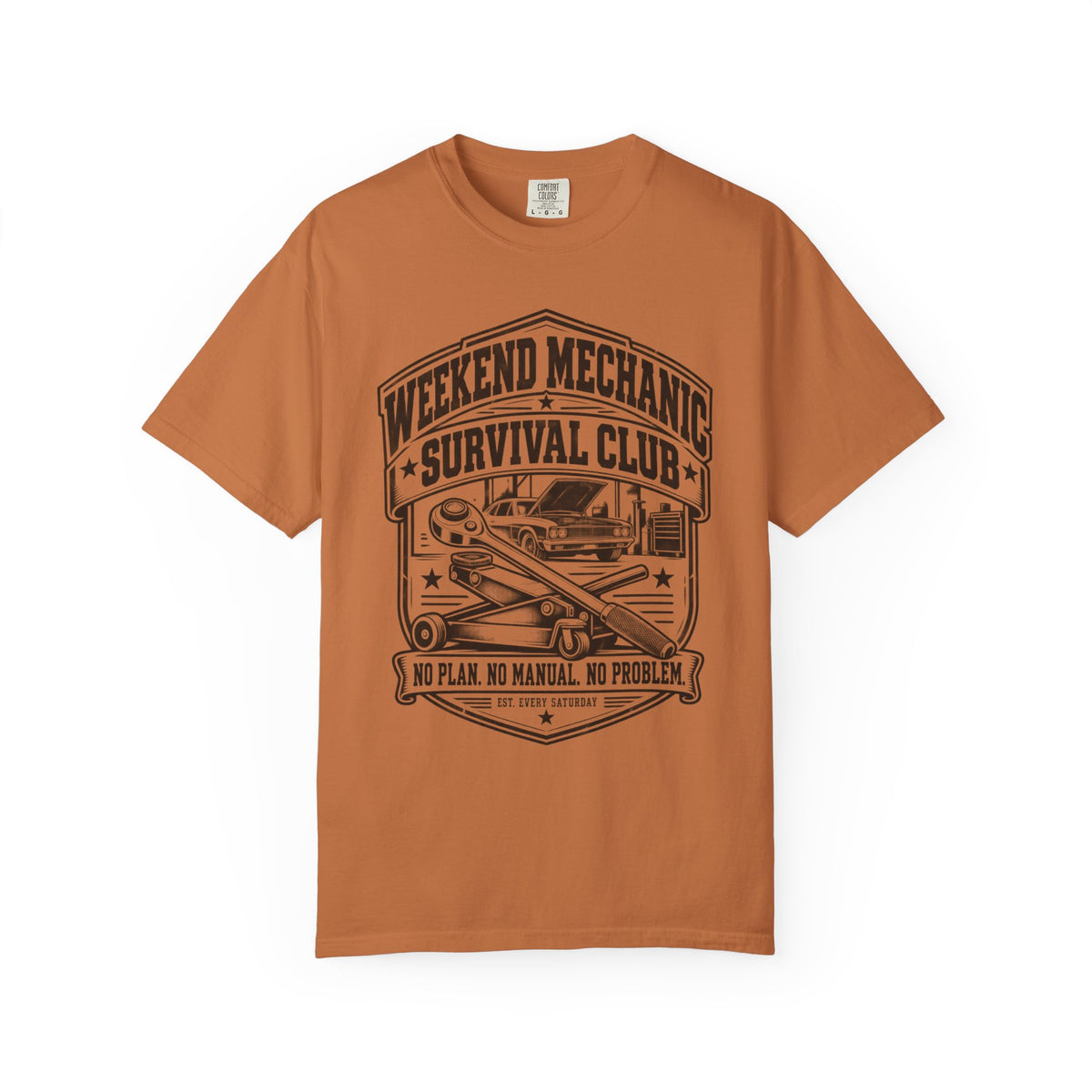 Weekend Mechanic Survival Club Car Culture T-Shirt