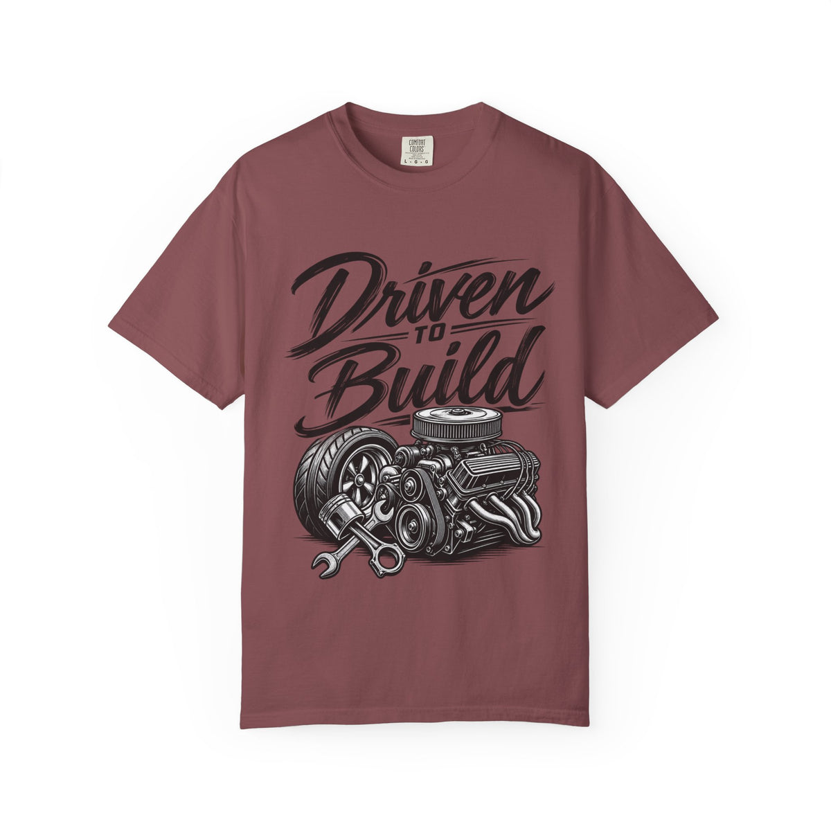 Driven to Build T-Shirt — Mechanics & Car Enthusiast Engine Tee