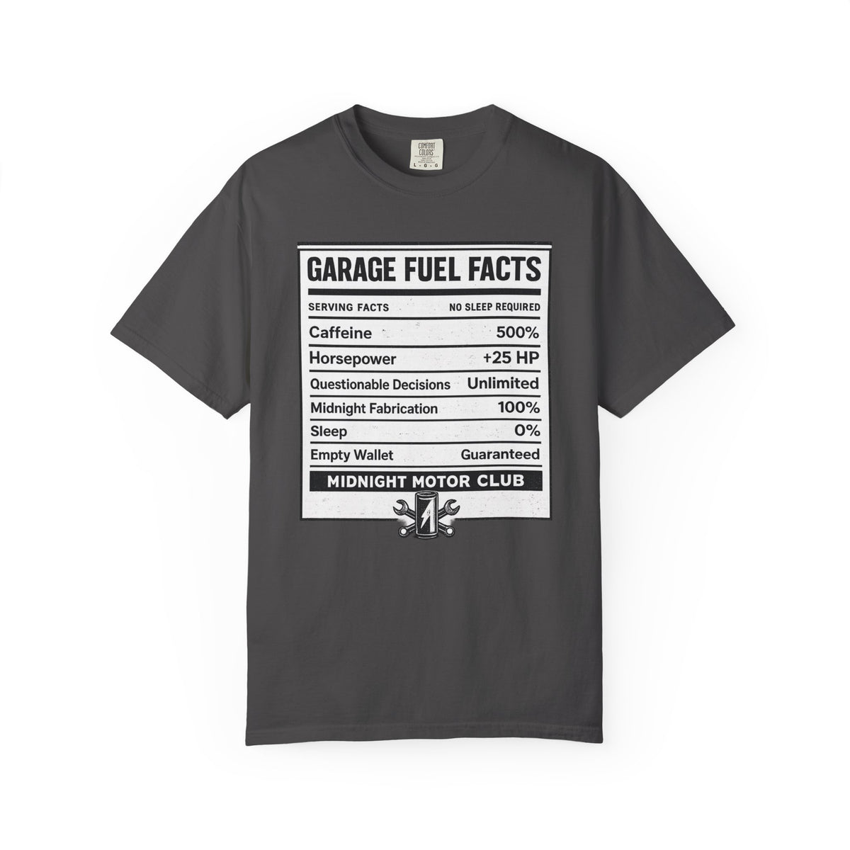 GARAGE-FUELFACTS Tee
