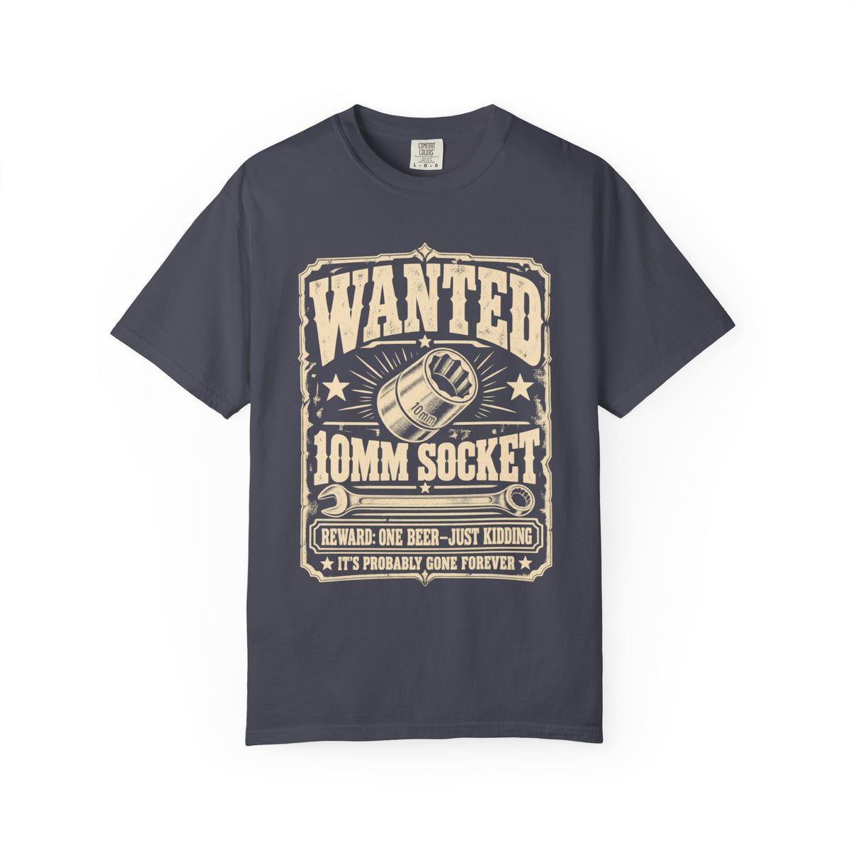 Wanted T-Shirt: 10mm Socket - Car Life Graphic Tee