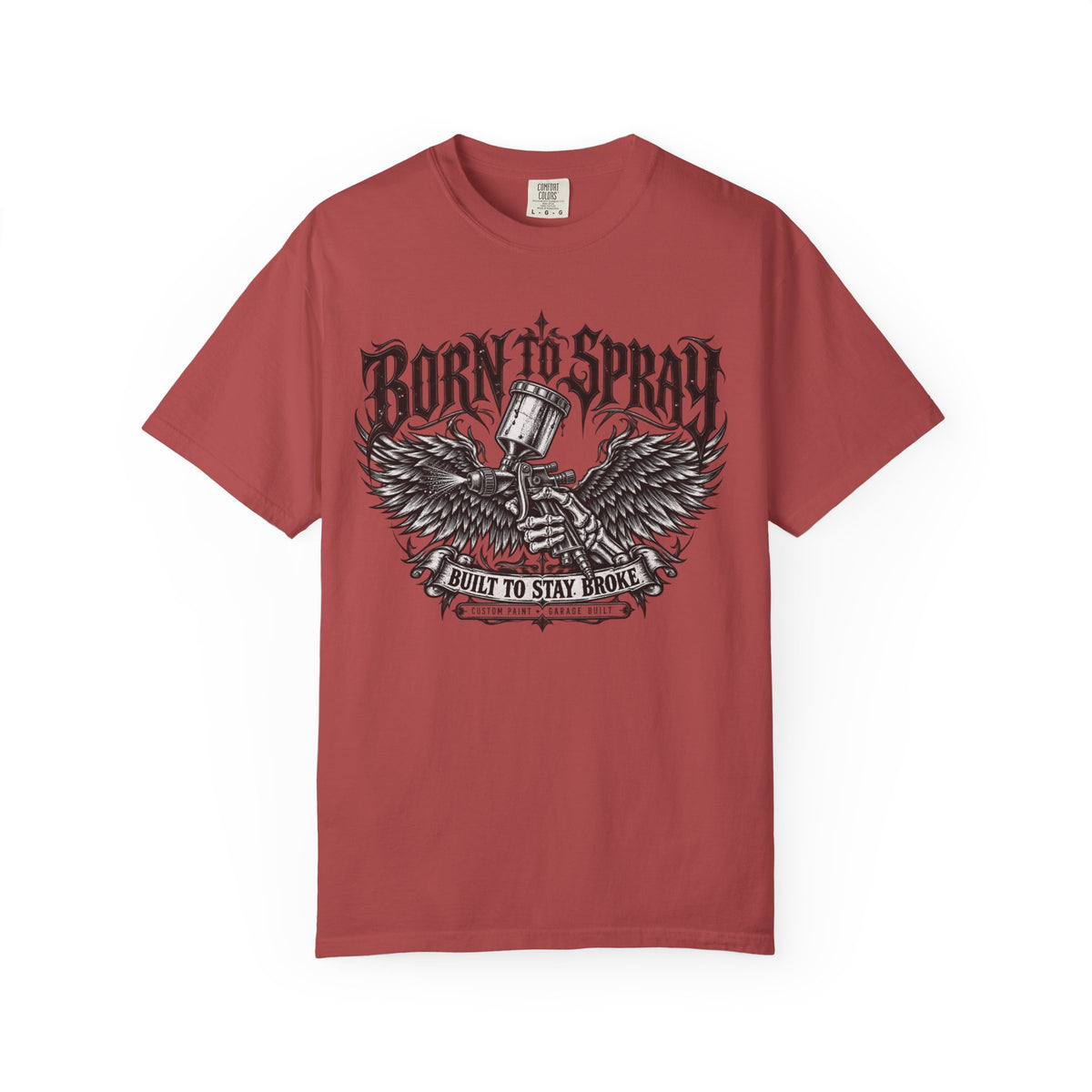 'Born to Spray' painters Car Builders Graphic T-Shirt
