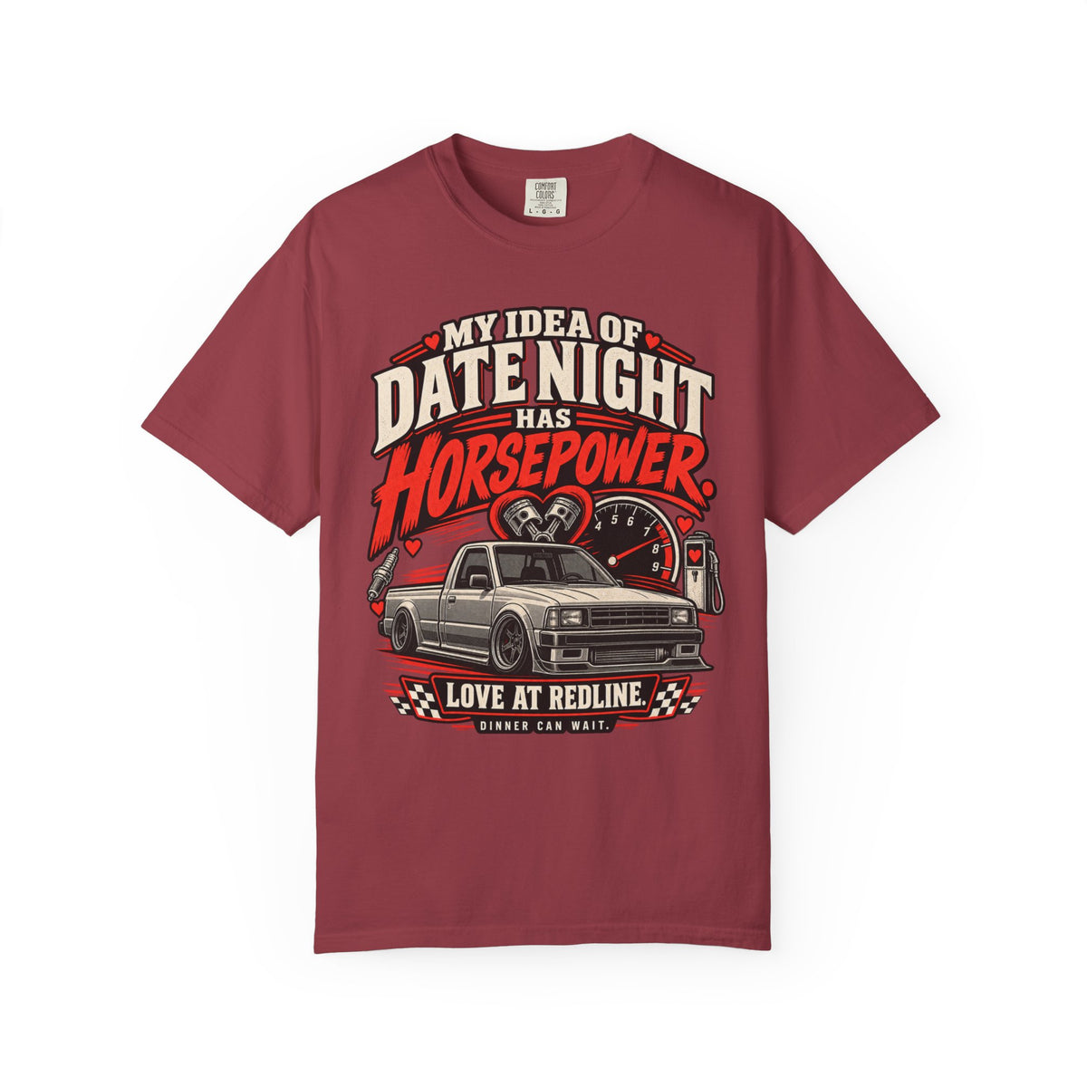 Date Night Has Horsepower T‑Shirt — Car Lover Graphic Tee