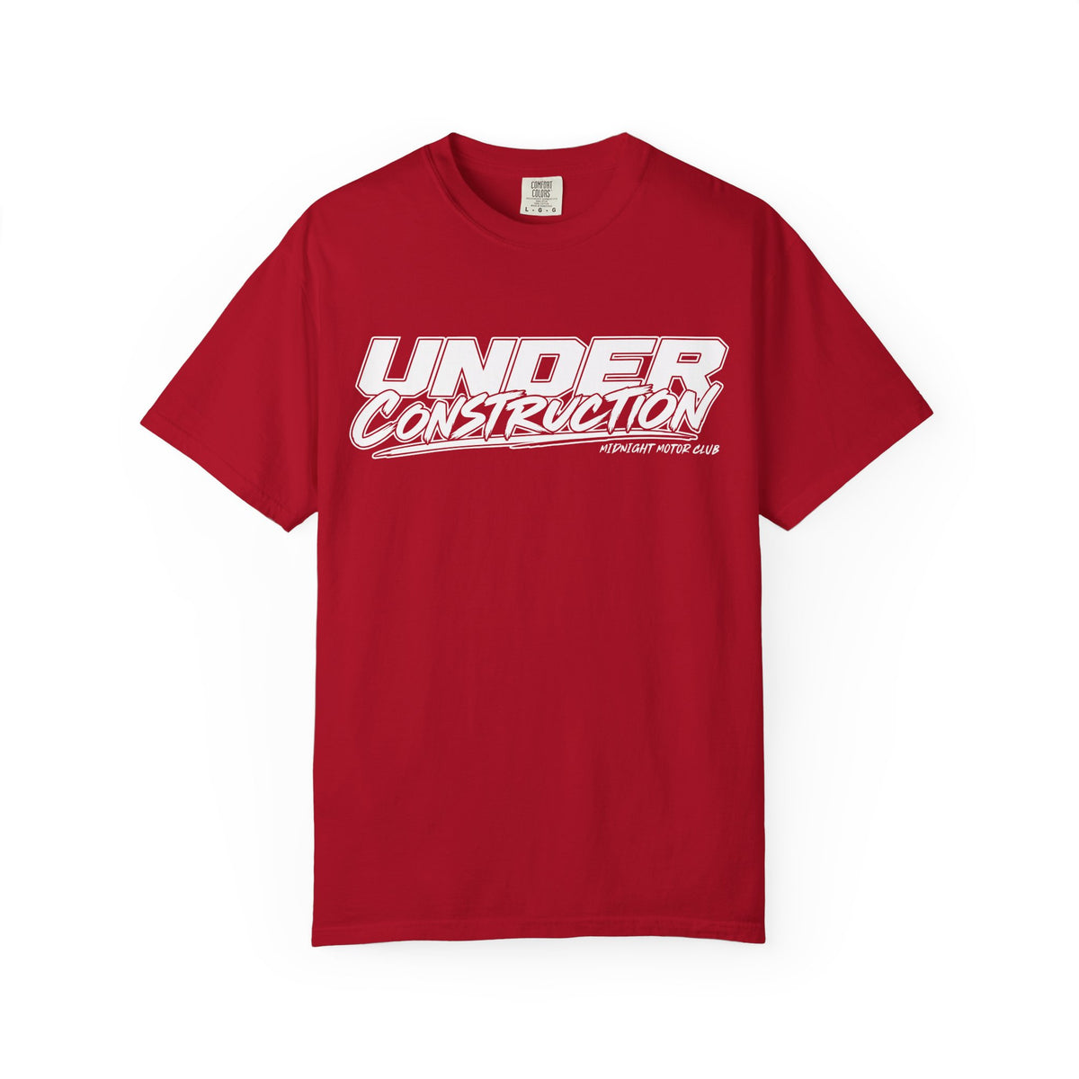 Under Construction Graphic T-Shirt — Bold Logo Tee