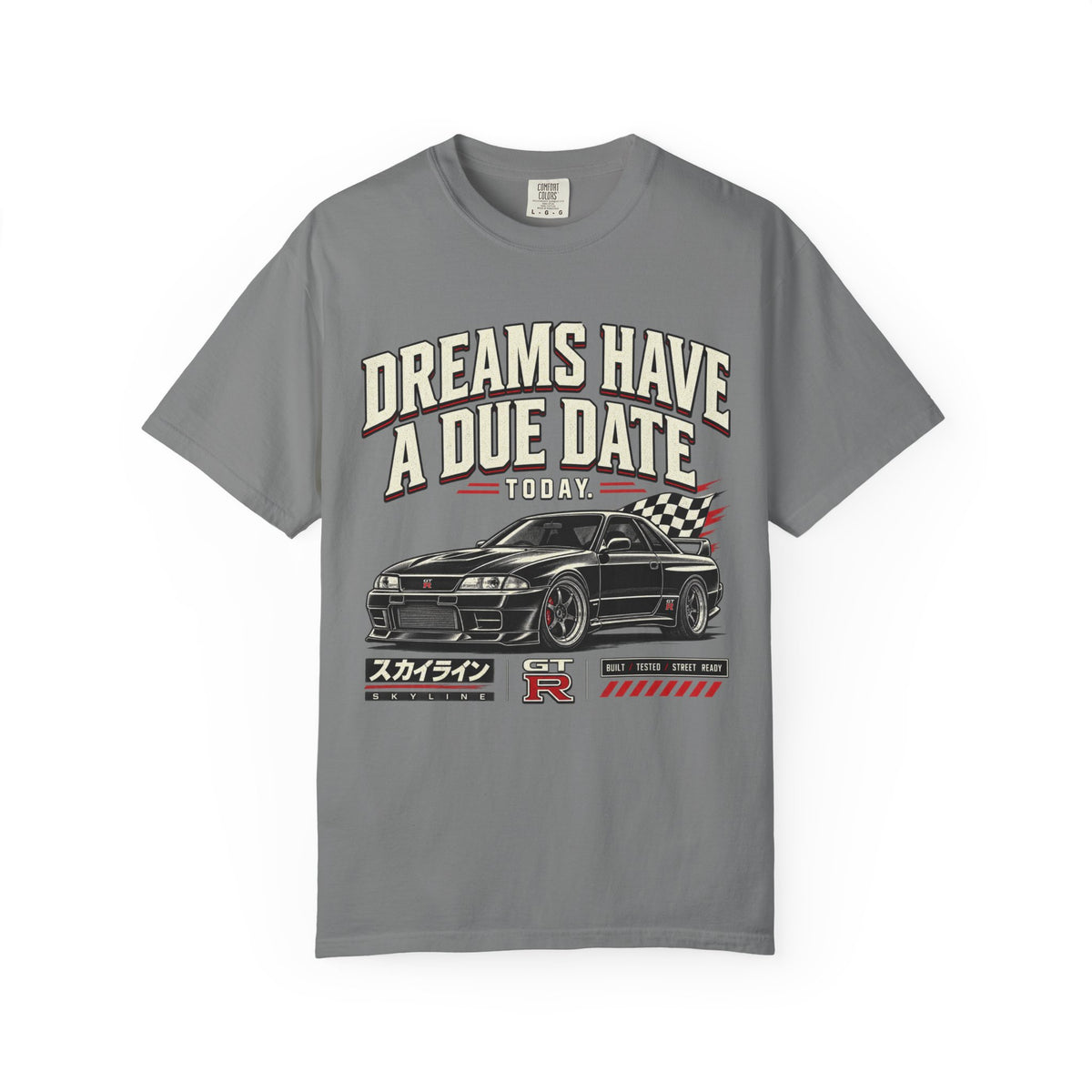 Dreams Have a Due Date - Racing T-Shirt