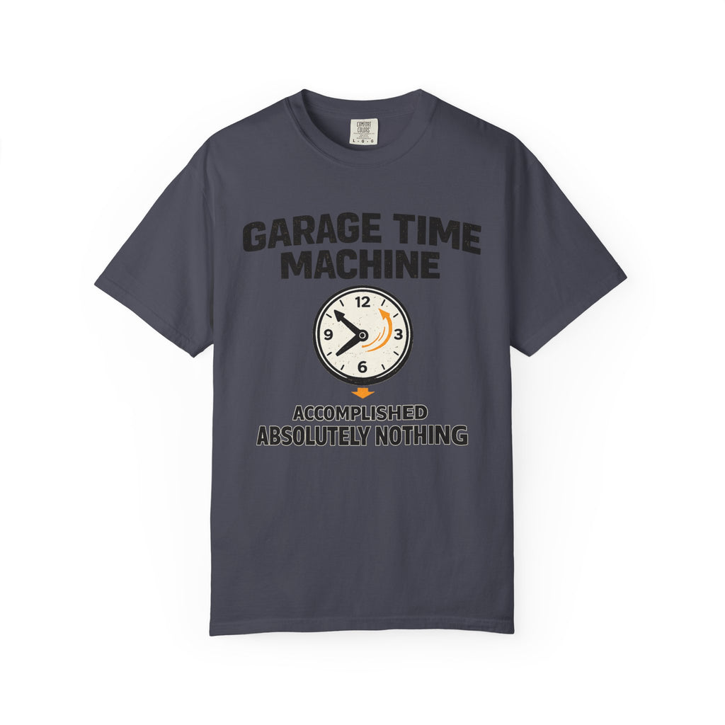 Garage Time Machine Funny Car Lovers Tee