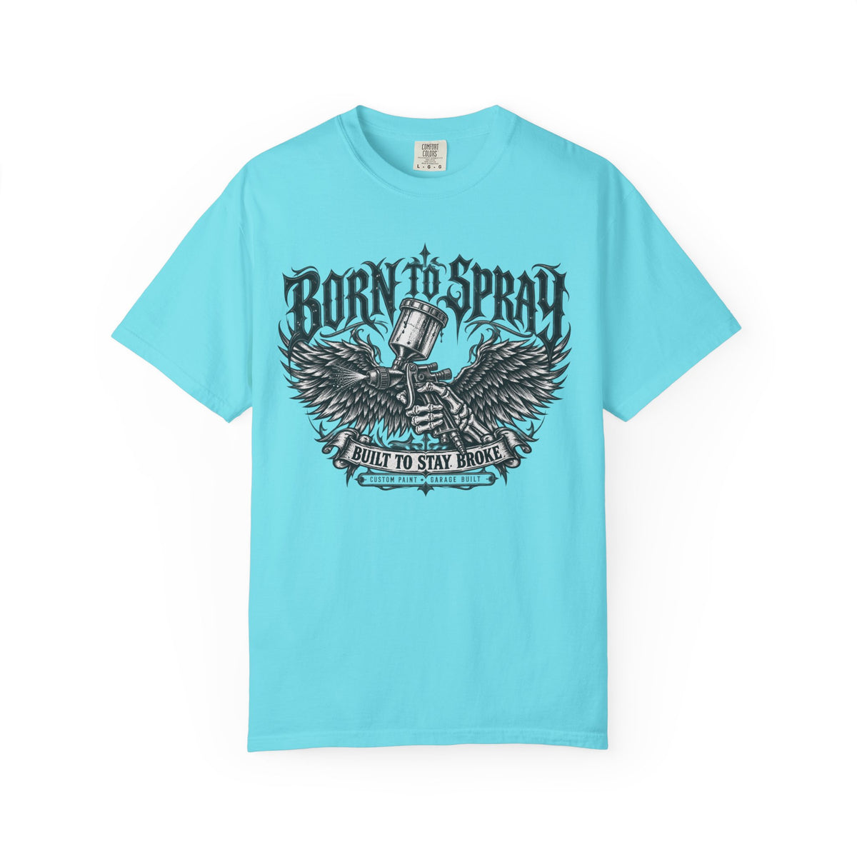 'Born to Spray' painters Car Builders Graphic T-Shirt