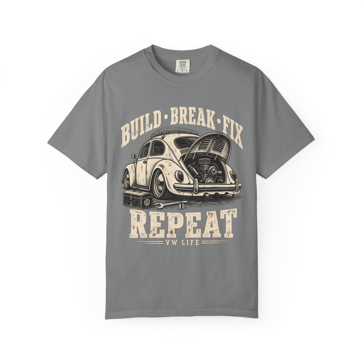 Build Break Fix Vintage Volkswagen Beetle T-Shirt