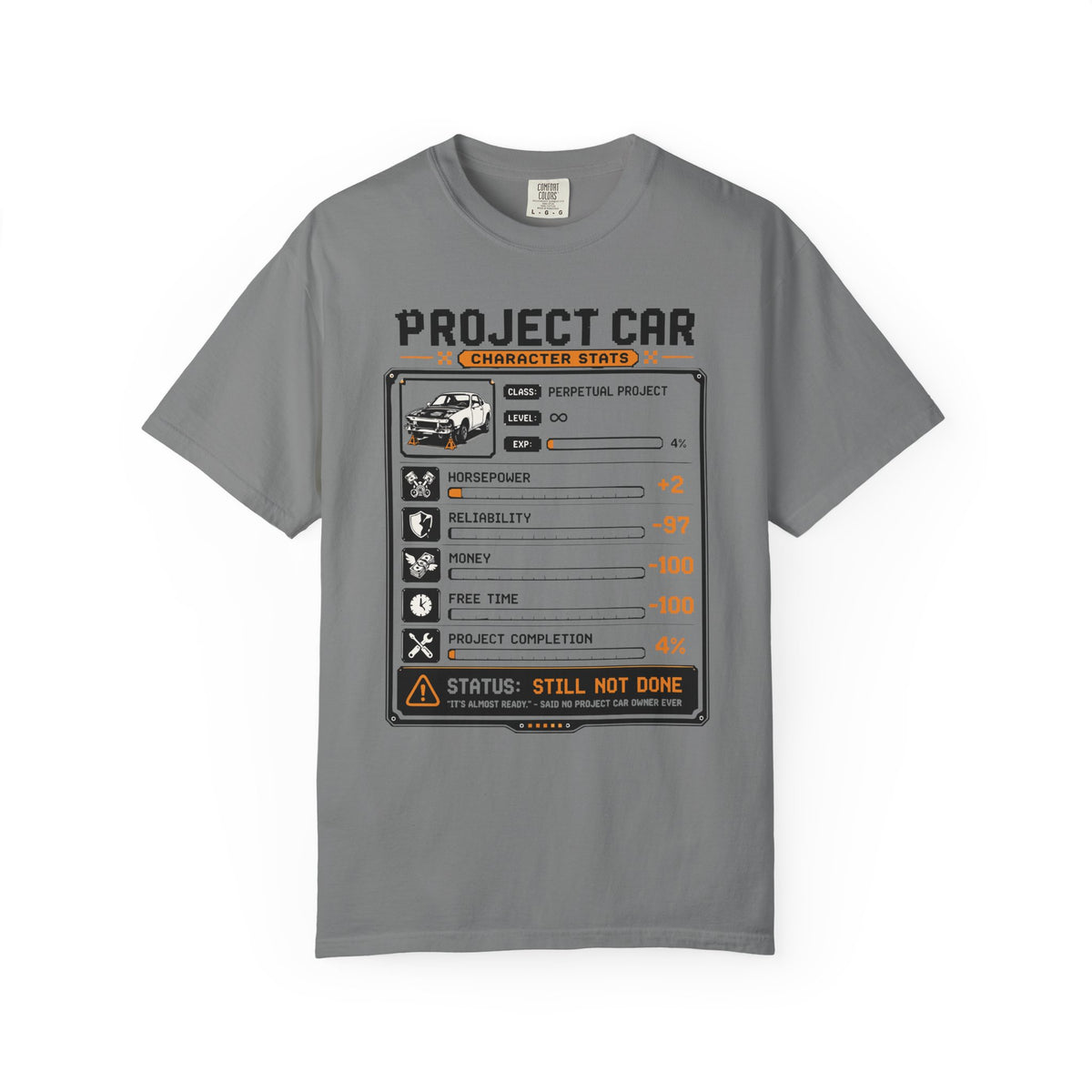 Project car status - Funny Tee